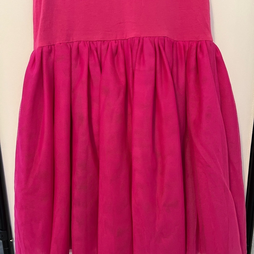 BOGO FREE Hanna Andersson pink tulle dress size 130cm US 8 - Picture 6 of 7